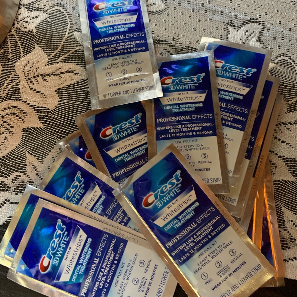 Crest 3D white strips
